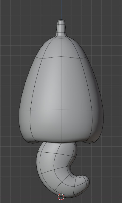 Cashew Fruit Low Poly 3D Model 3D model_1