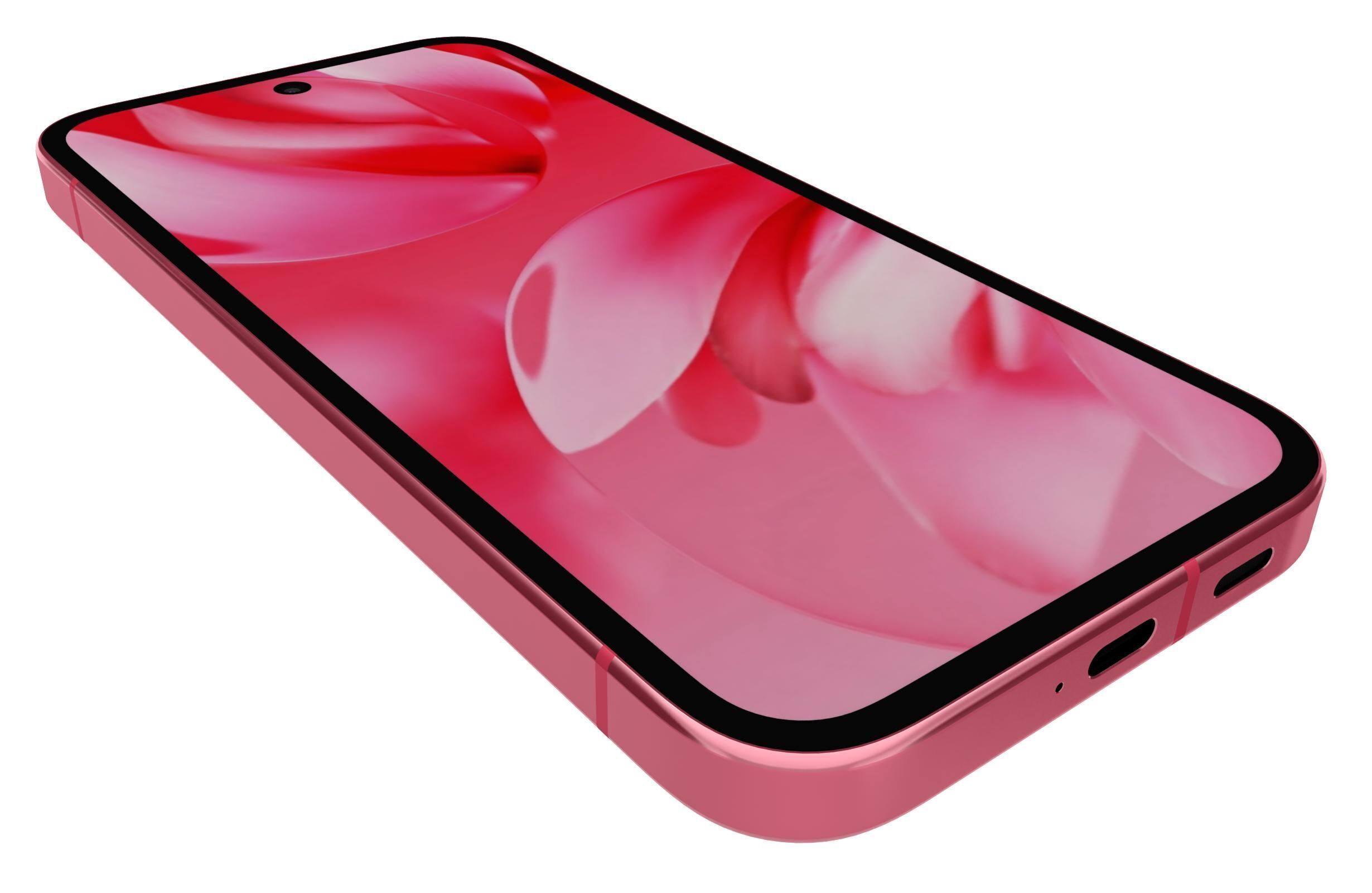 Google Pixel 9a Peony 3D model_10