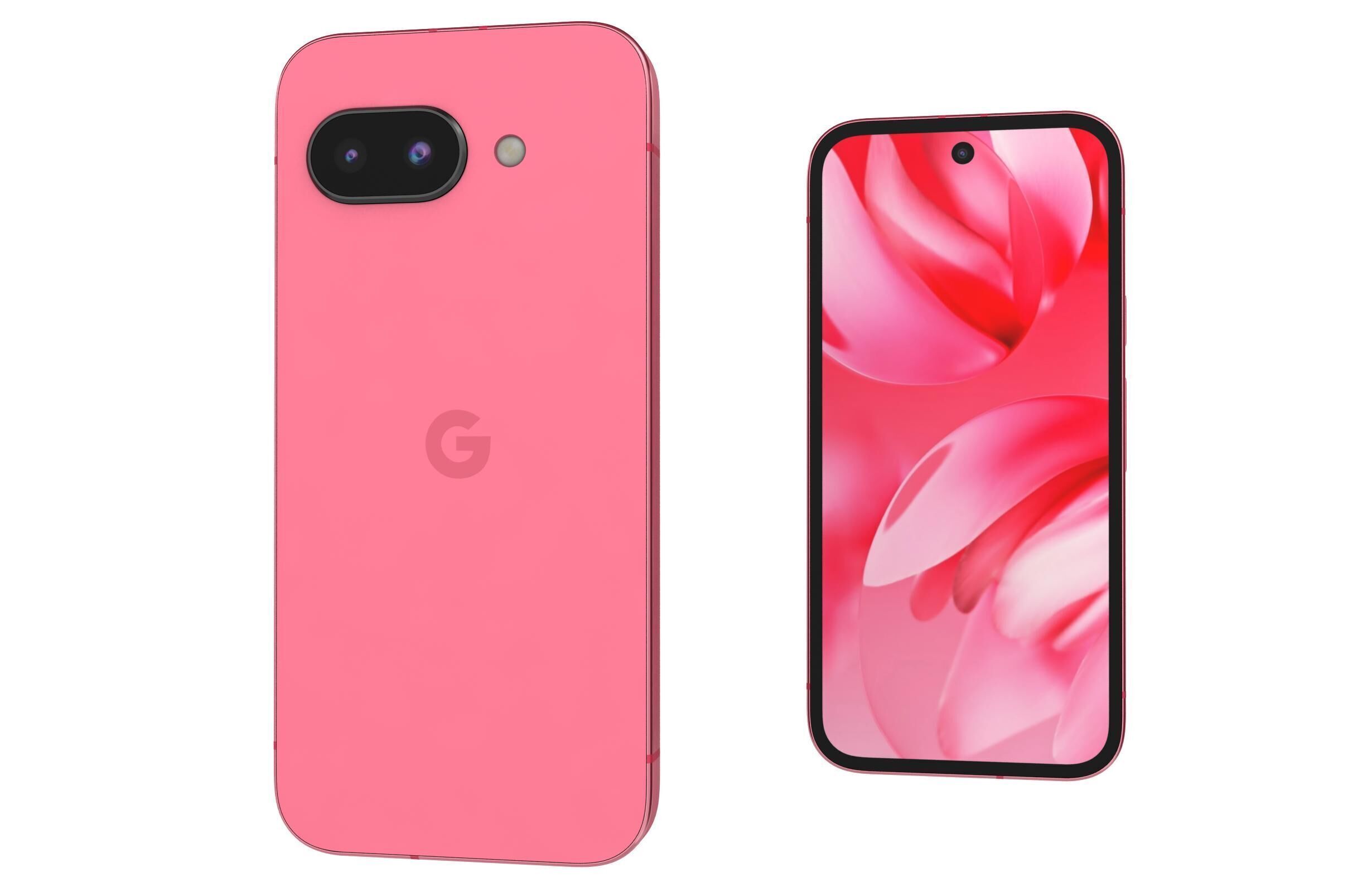 Google Pixel 9a Peony 3D model_2