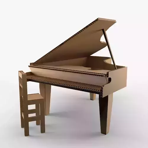 piano cardboard