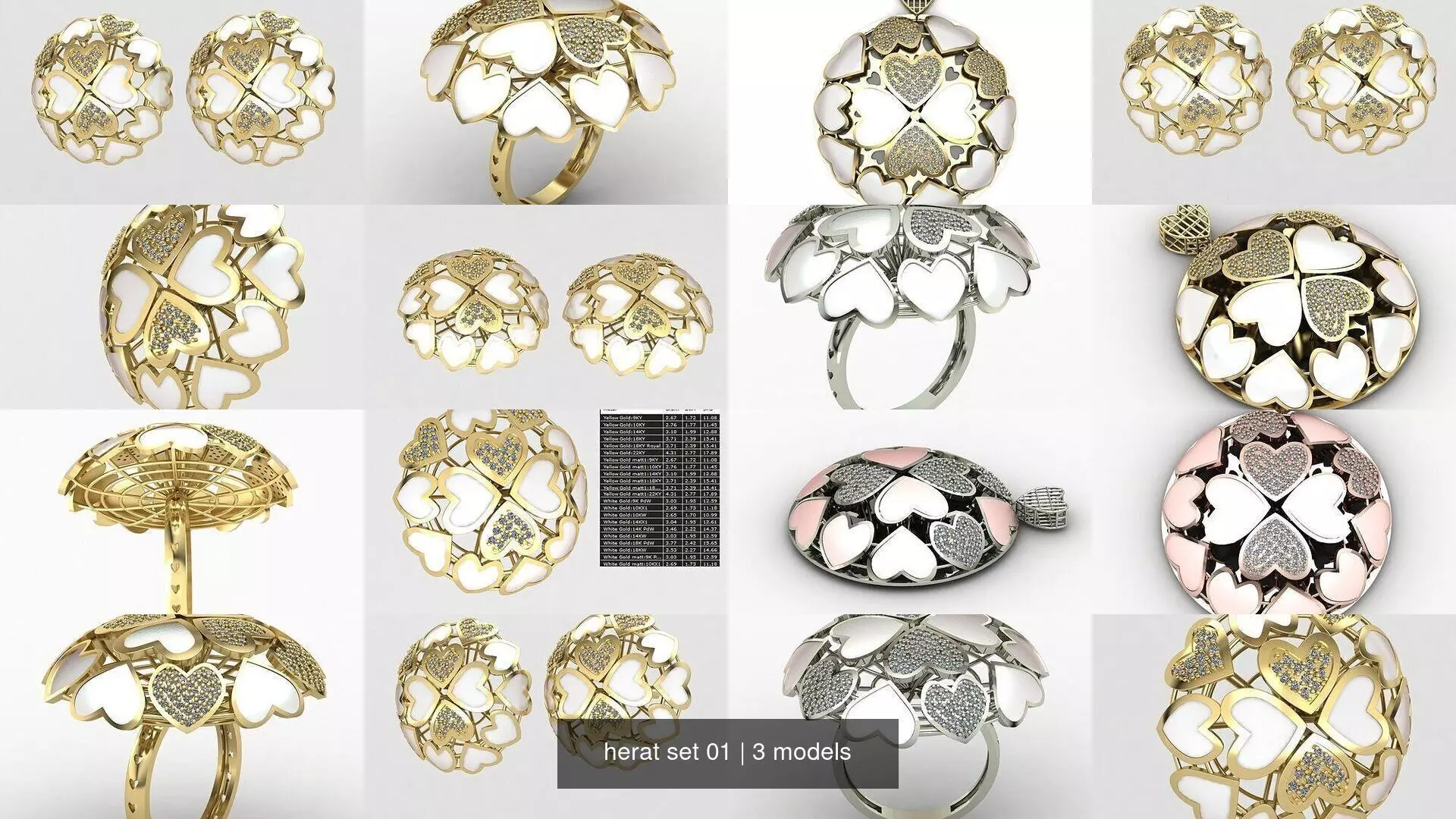 herat set 01 3D Model Collection_0