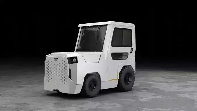 Airport TUG Endurance Tractor 3D model