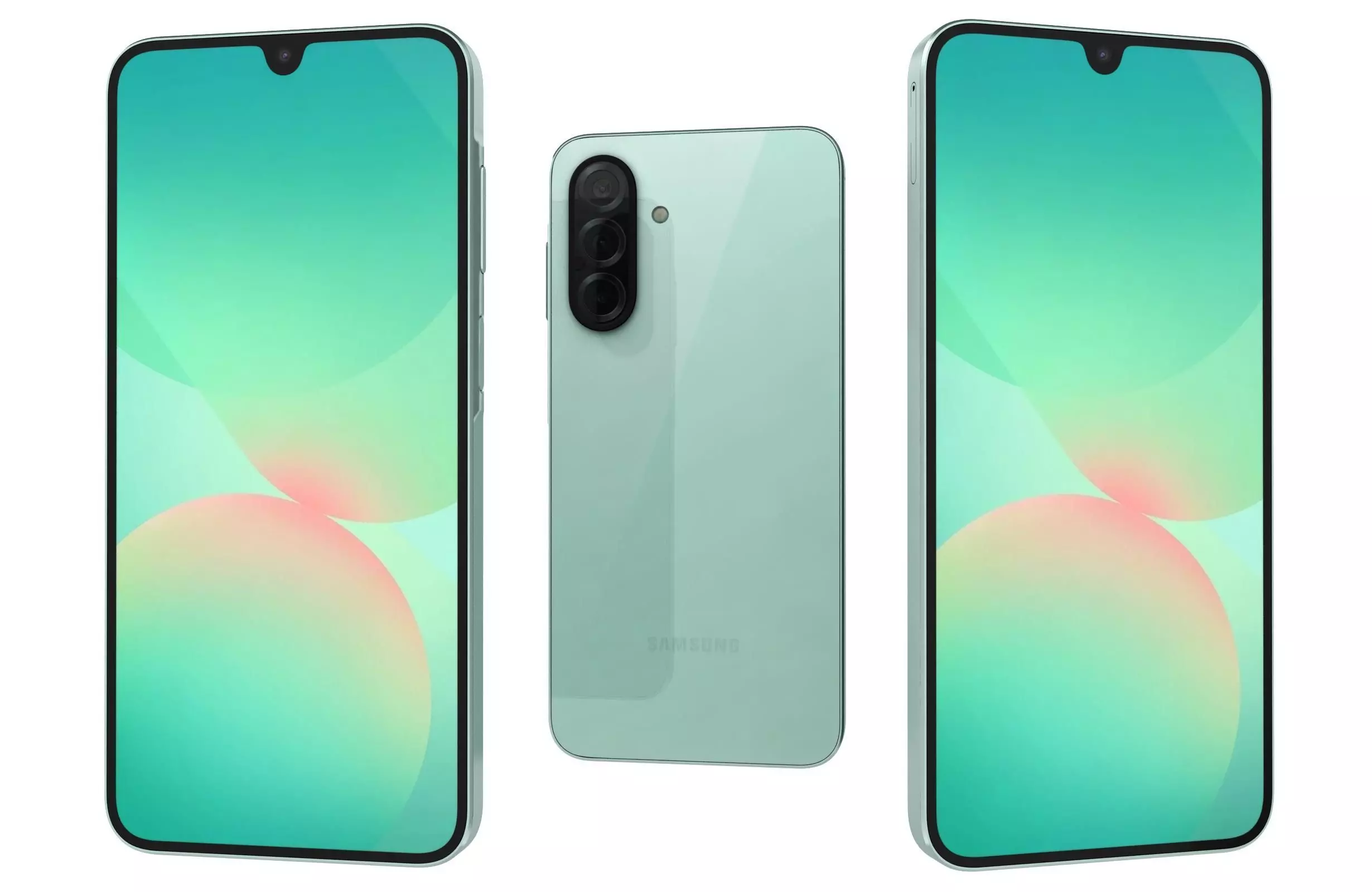 Samsung Galaxy A26 Green 3D model_0