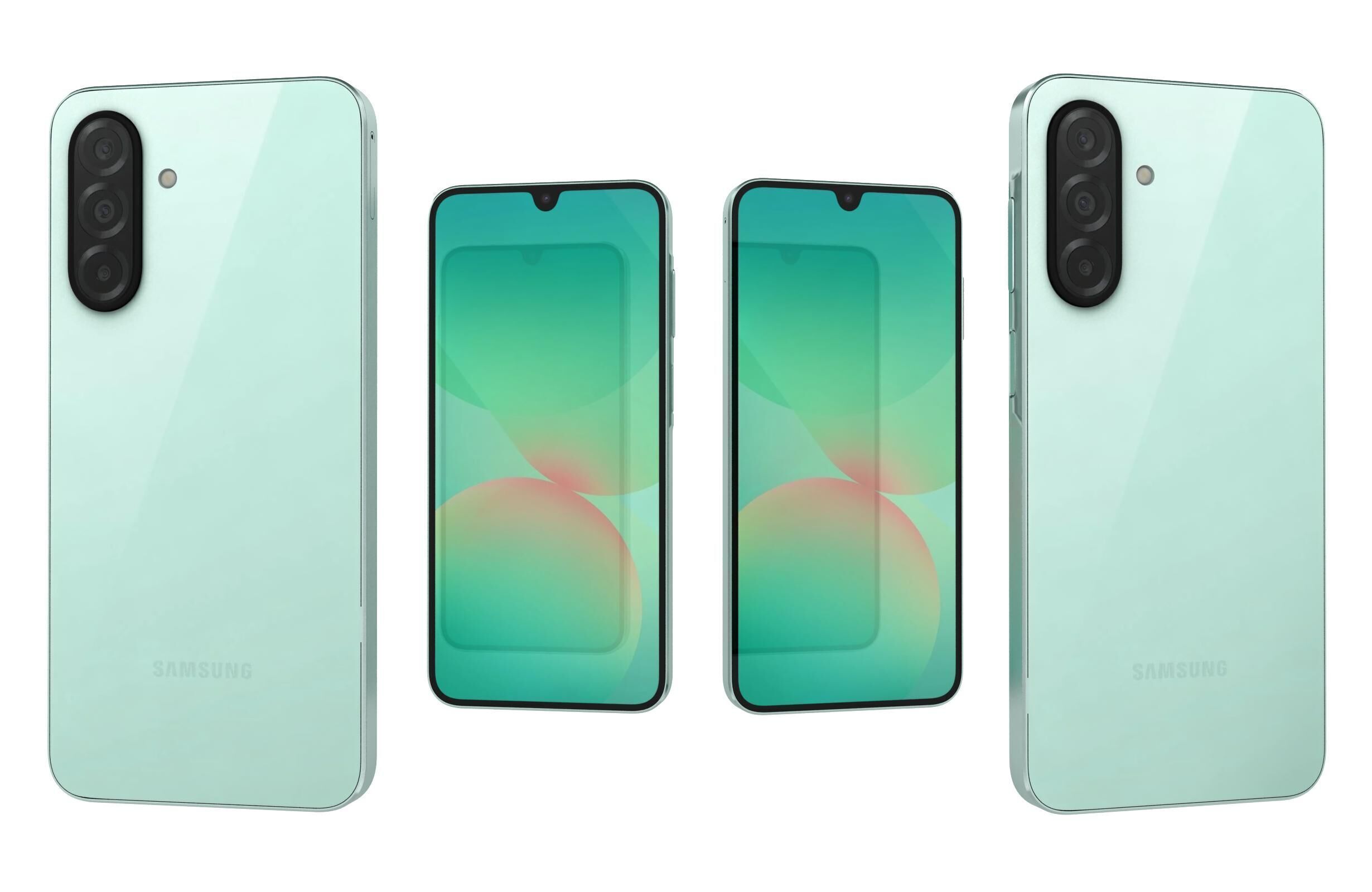 Samsung Galaxy A26 Green 3D model_1