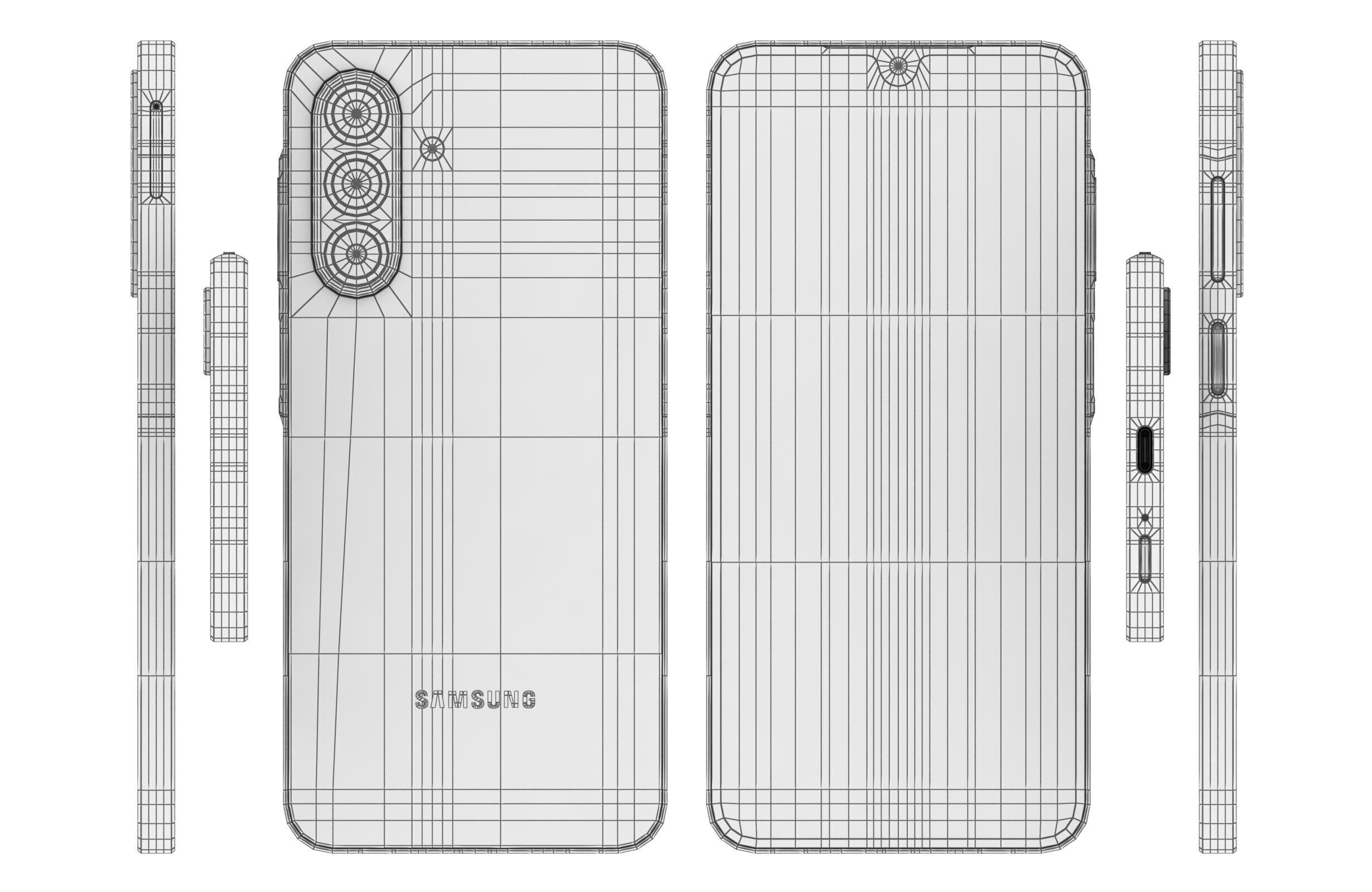 Samsung Galaxy A26 Green 3D model_16