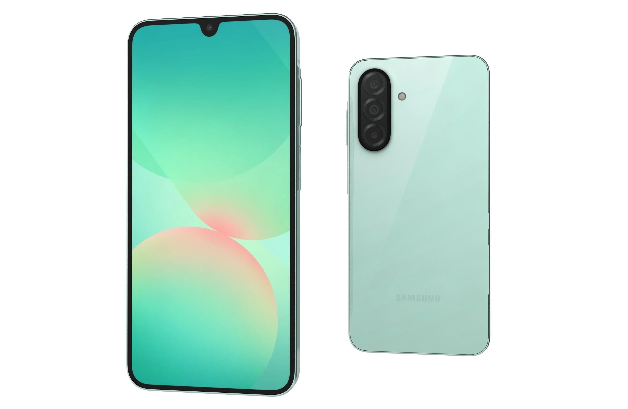 Samsung Galaxy A26 Green 3D model_5