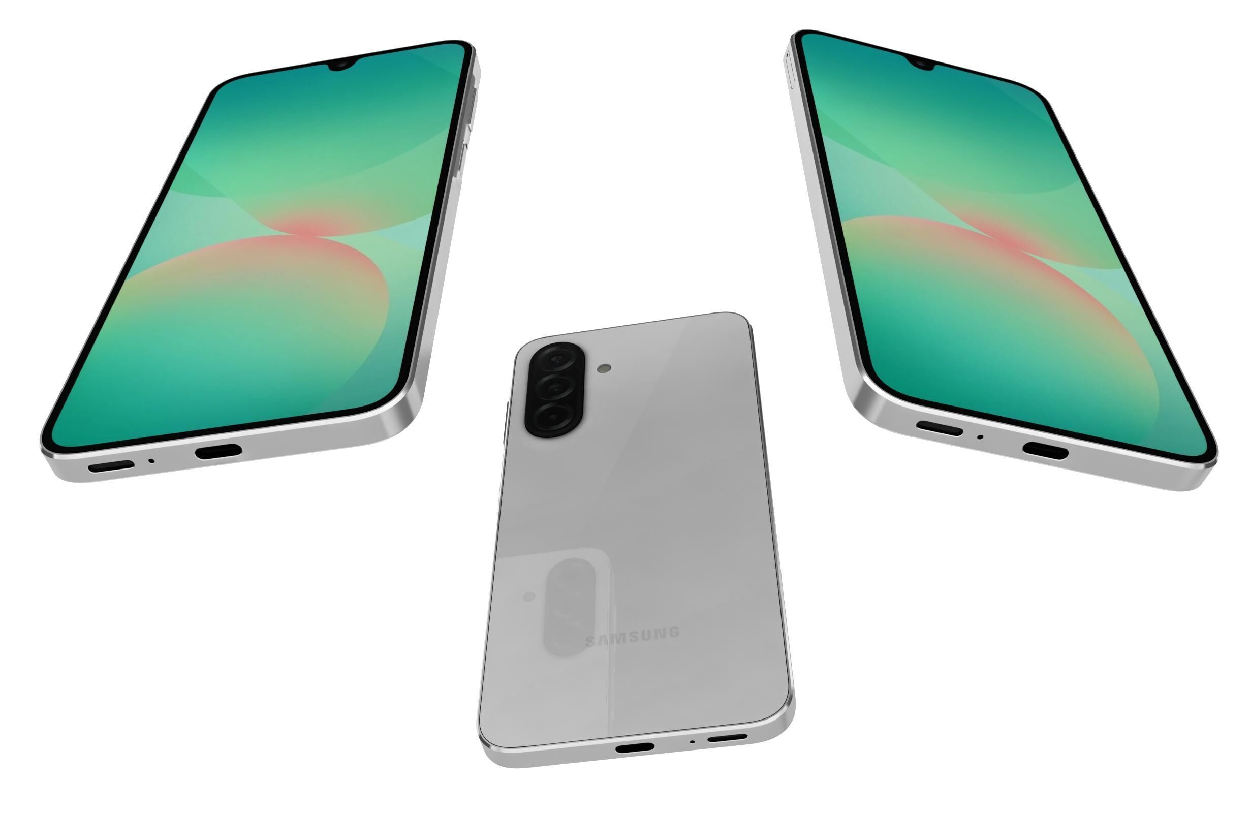 Samsung Galaxy A26 White 3D model_11