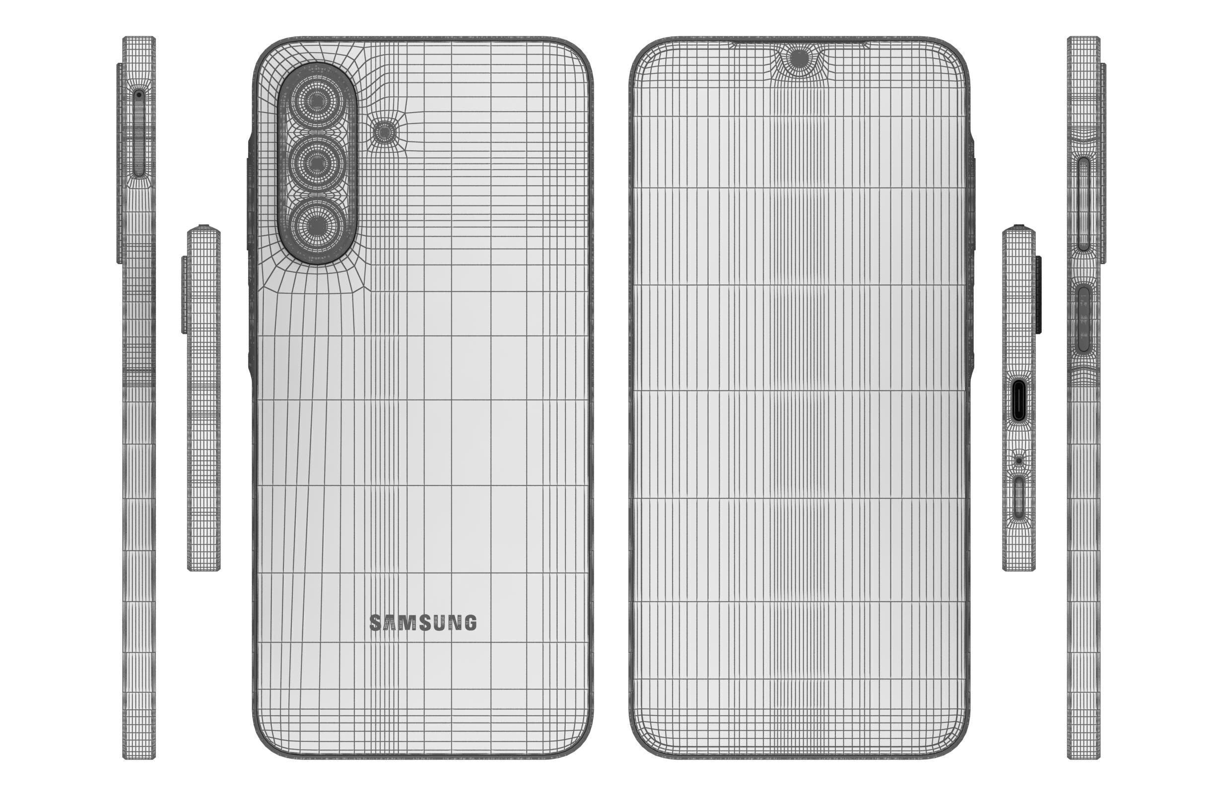 Samsung Galaxy A26 White 3D model_17