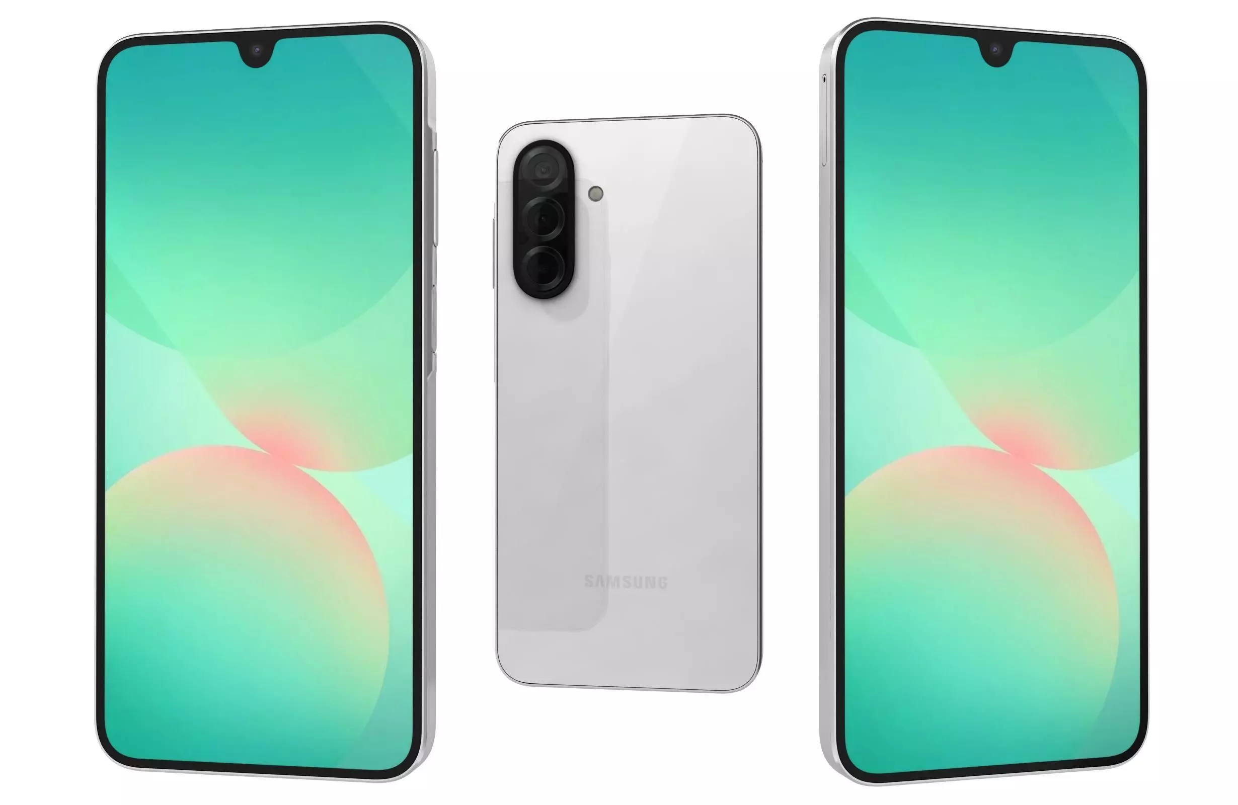 Samsung Galaxy A26 White 3D model_0