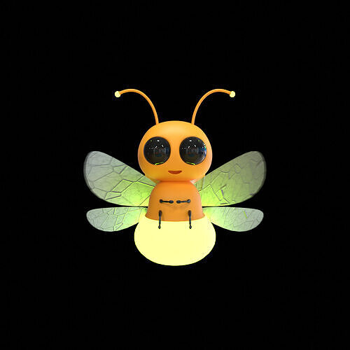 Firefly  Low Poly 3D Model 3D model