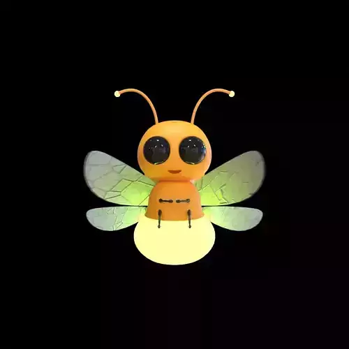 Firefly  Low Poly 3D Model