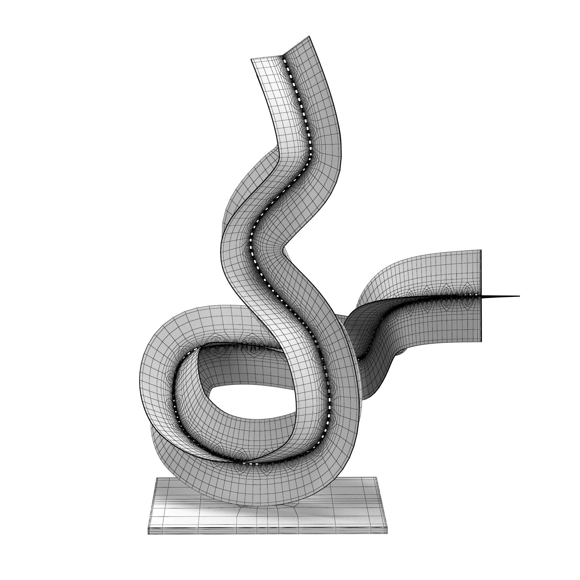 SCULPTURE JANOS KORBAN 3D model_5