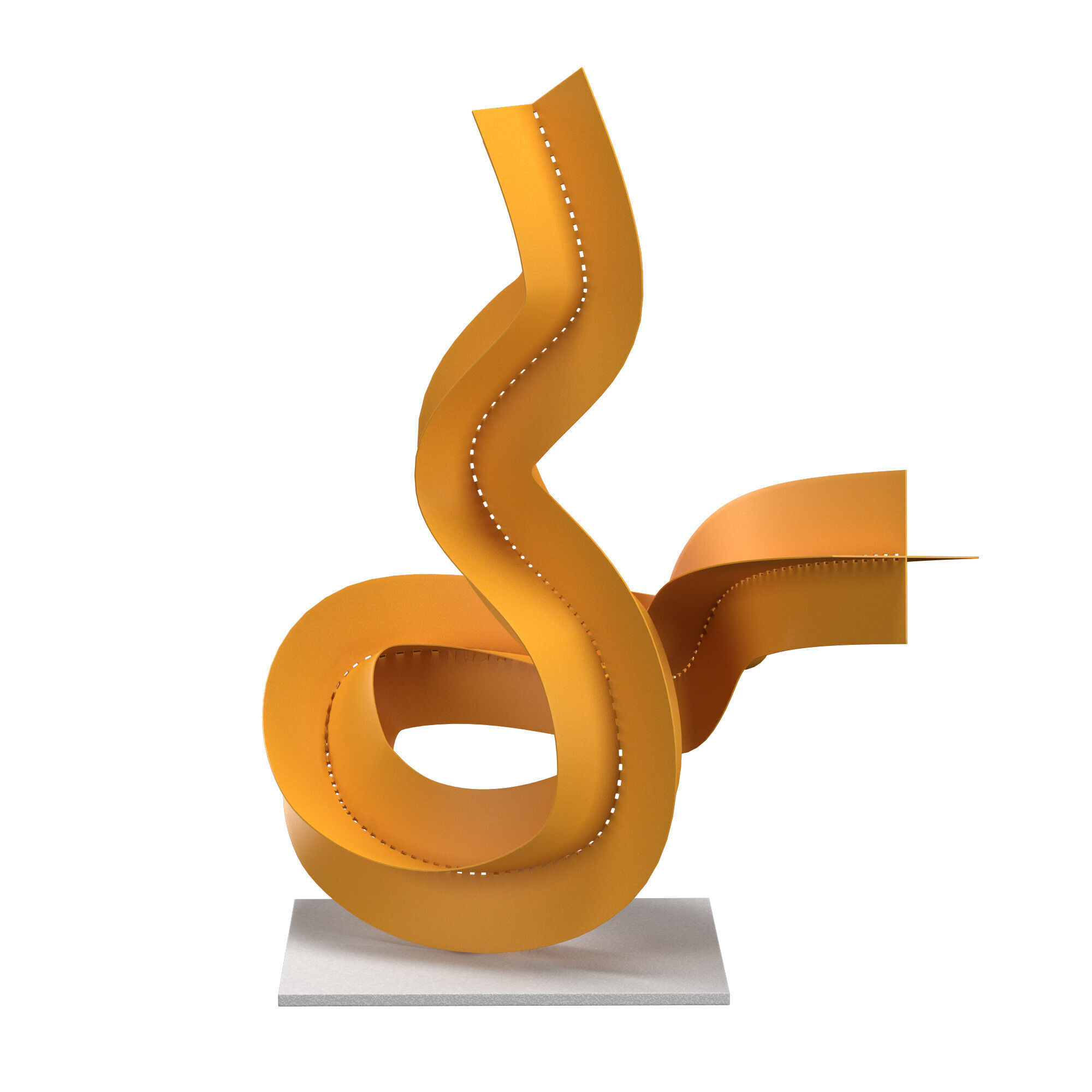 SCULPTURE JANOS KORBAN 3D model_4