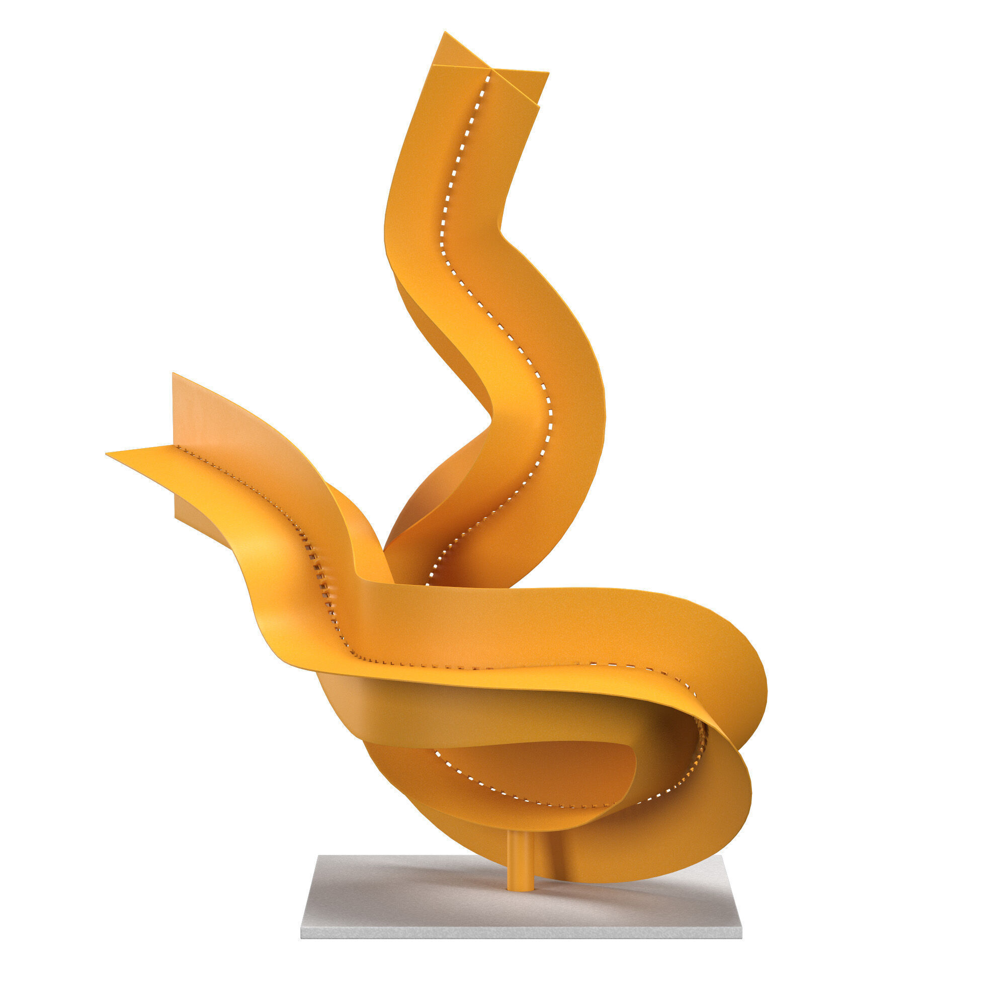 SCULPTURE JANOS KORBAN 3D model_1