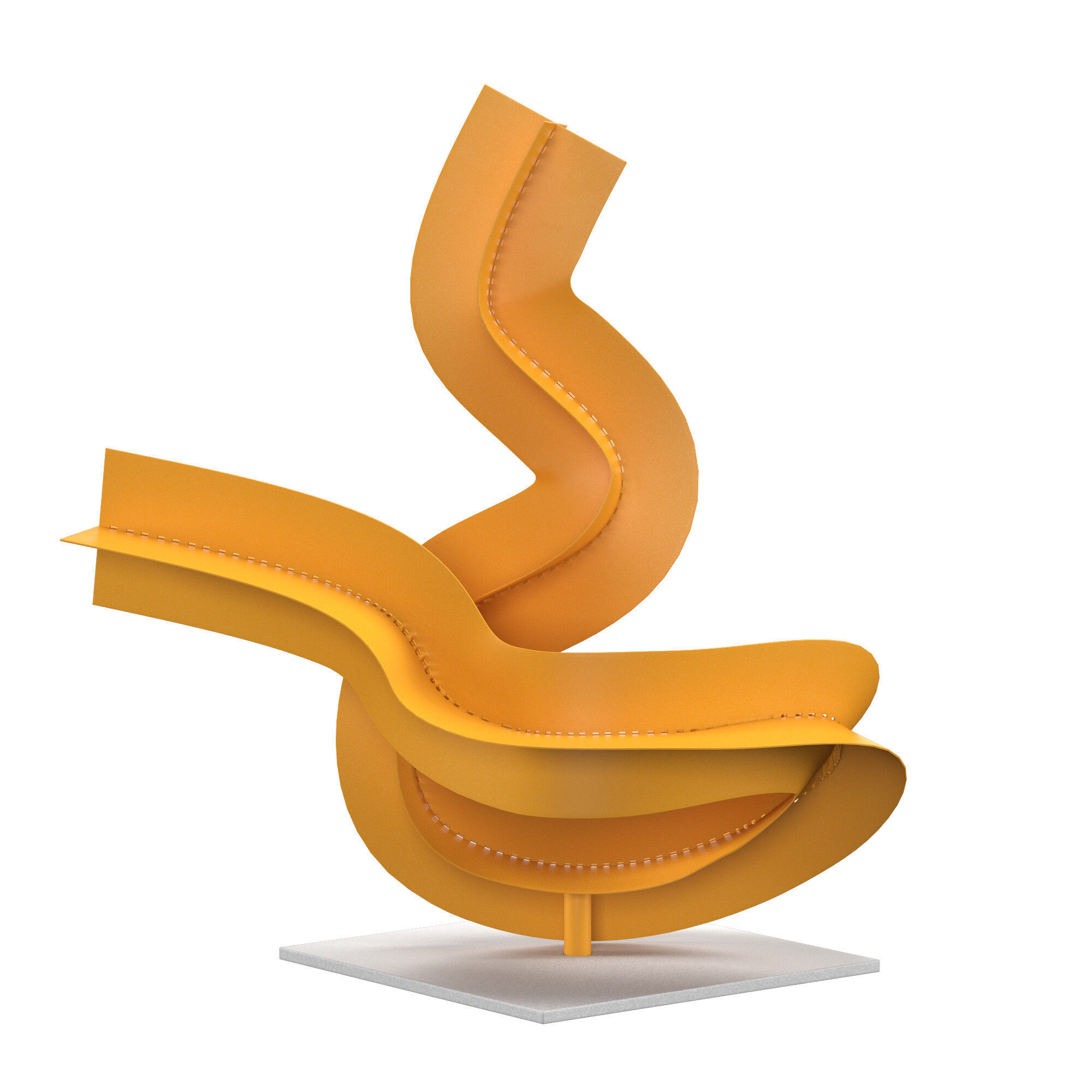 SCULPTURE JANOS KORBAN 3D model_2