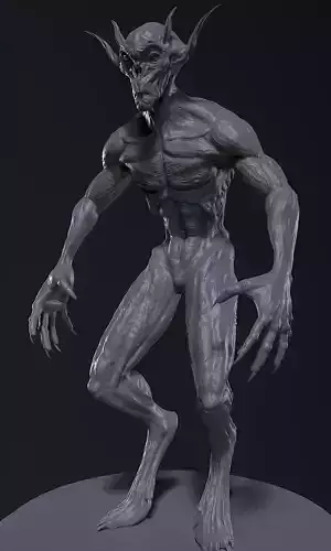 Alien Demon Creature- 3D Model for 3D Printing