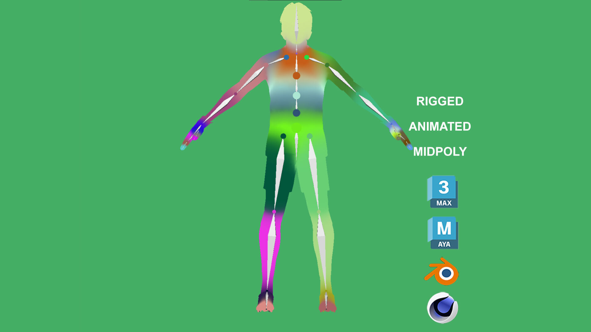 3D Rigged Yann Sommer Inter Milan 2025 Low-poly 3D model_11