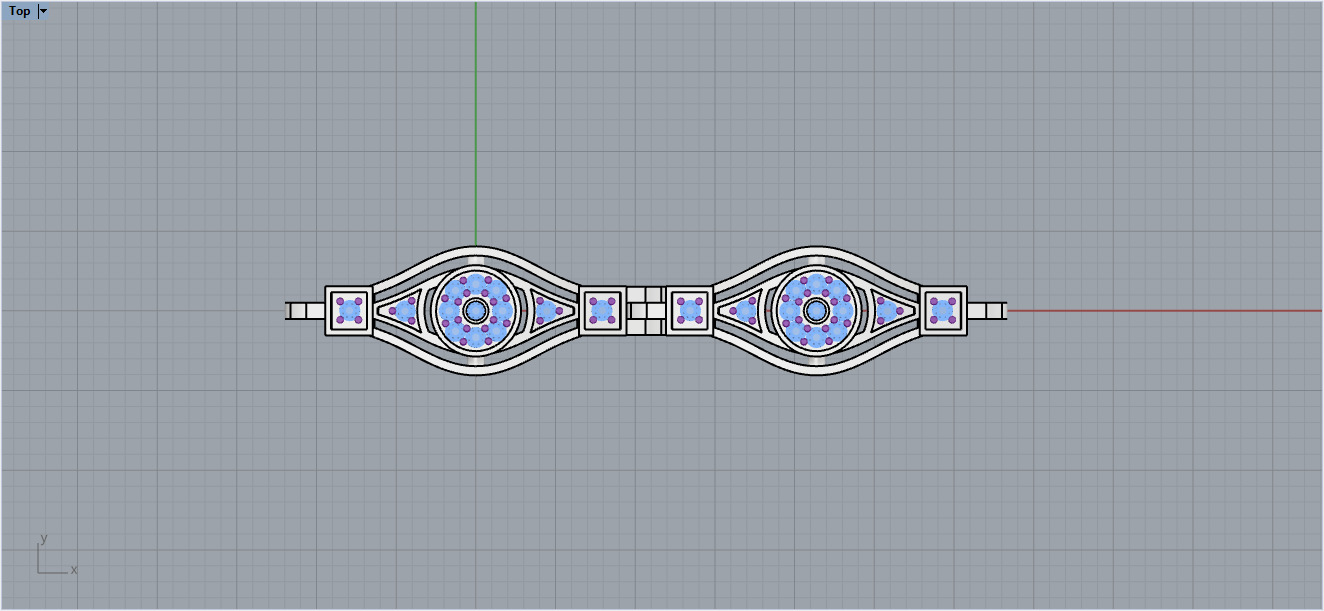 Bracelet  7062 3D print model_5