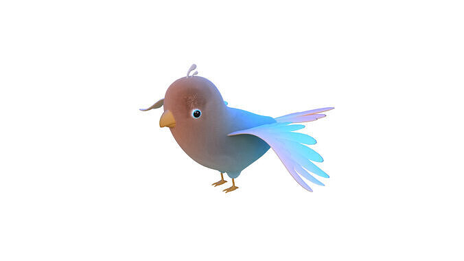  Bird  Low Poly 3D Model 3D model