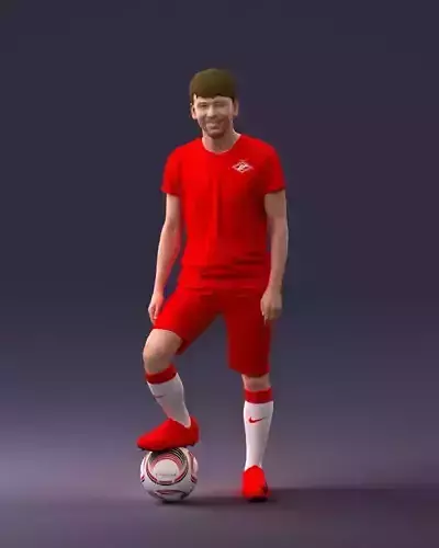000097 Football Player 1212 3D model