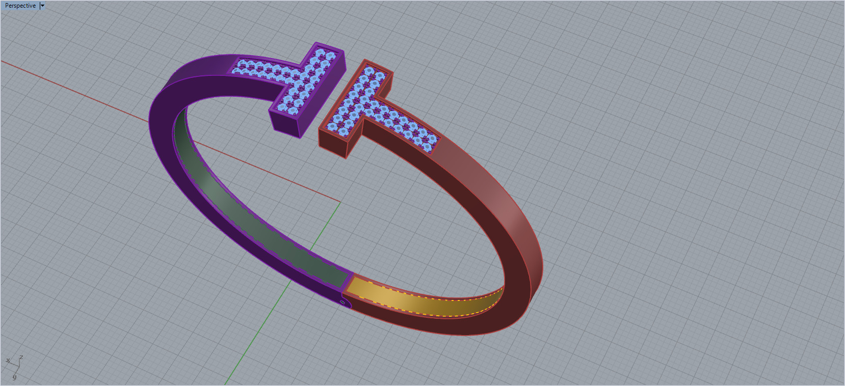 Bracelet 6829 3D print model_3