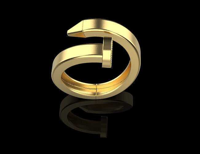 Nail Ring 6752 3D print model
