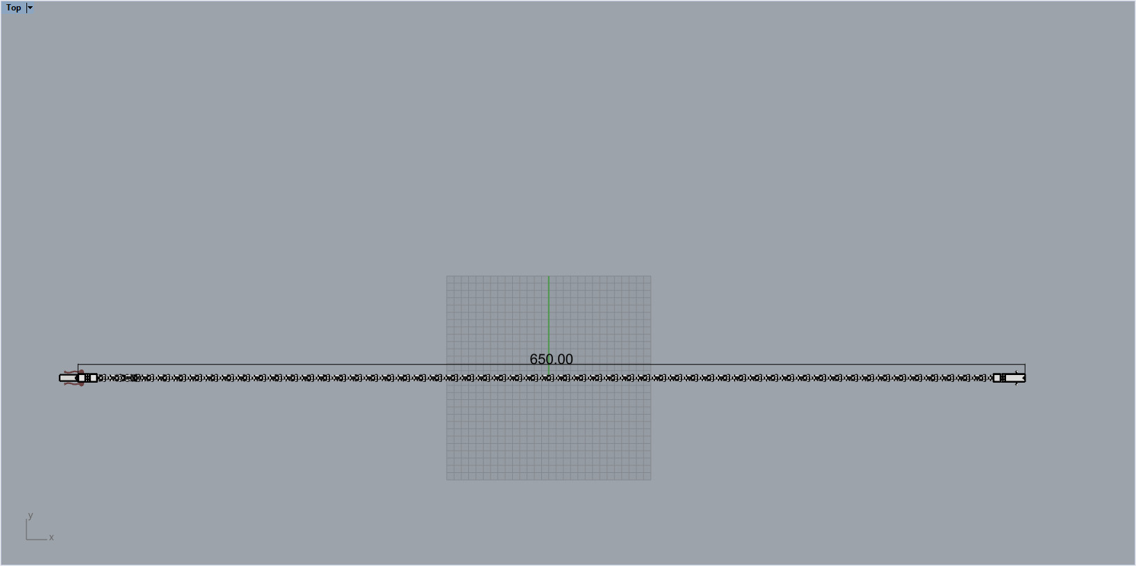 Cross Pendant Chain 40008 3D print model_7