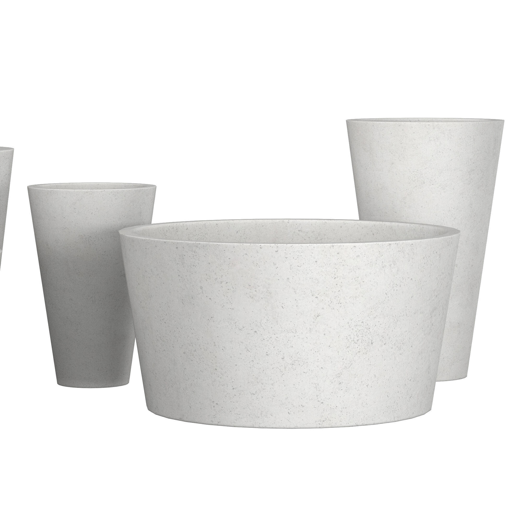 Salento Round Planters 3D model_3