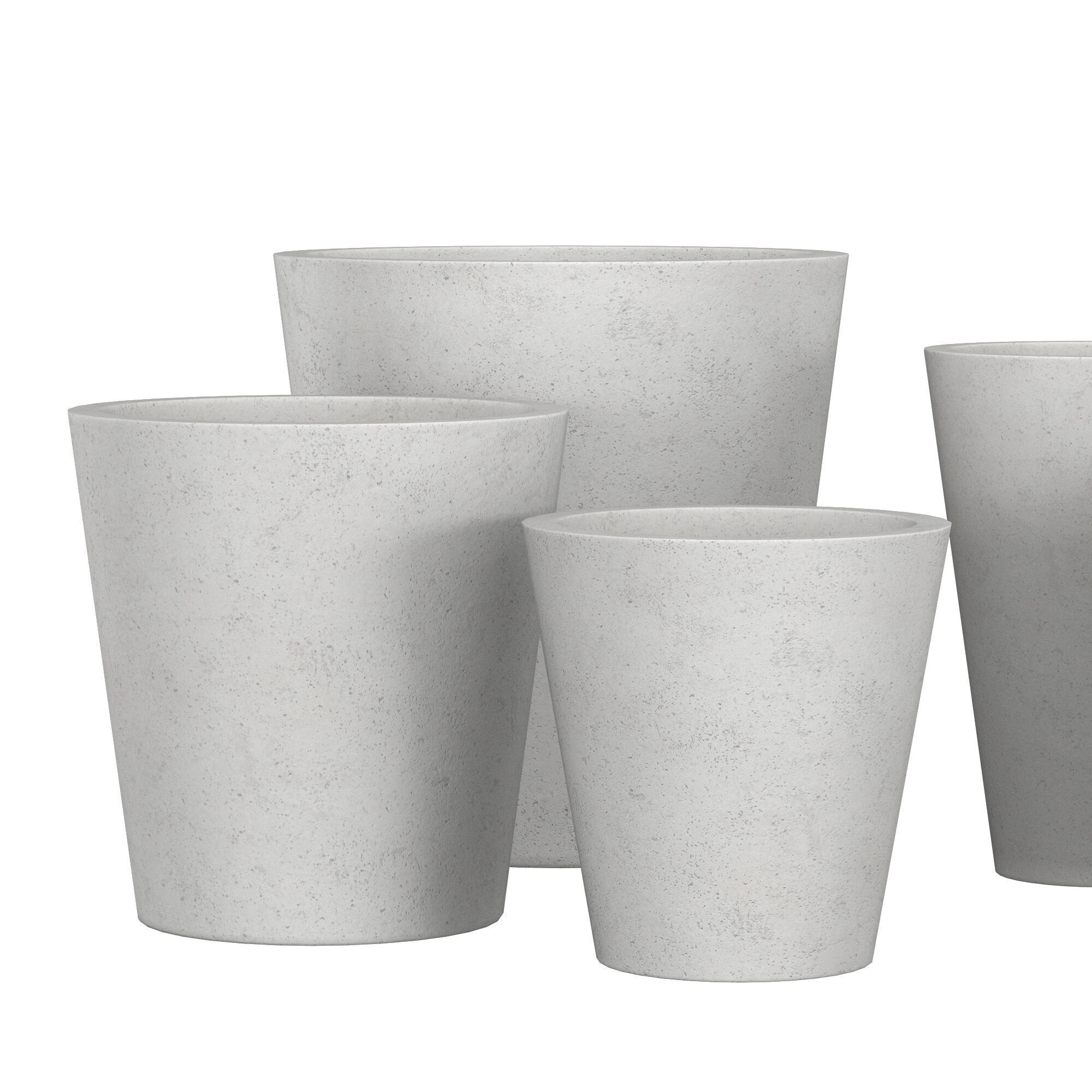 Salento Round Planters 3D model_4