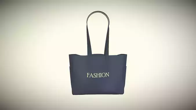 Hand Bag In Low Poly