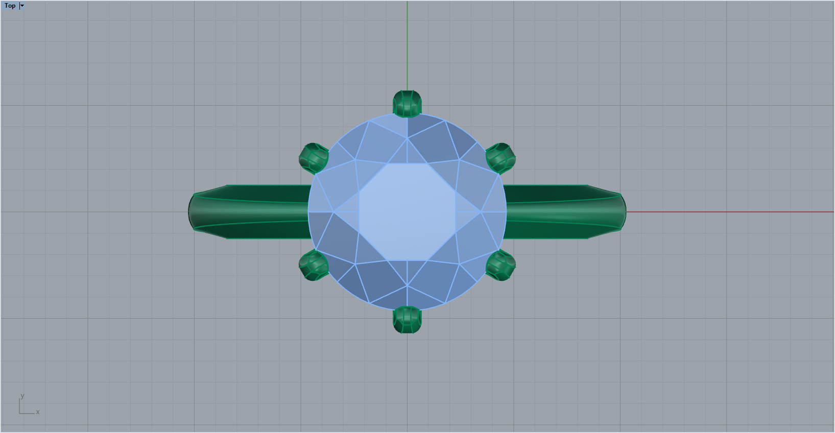 Ring 6445 3D print model_4