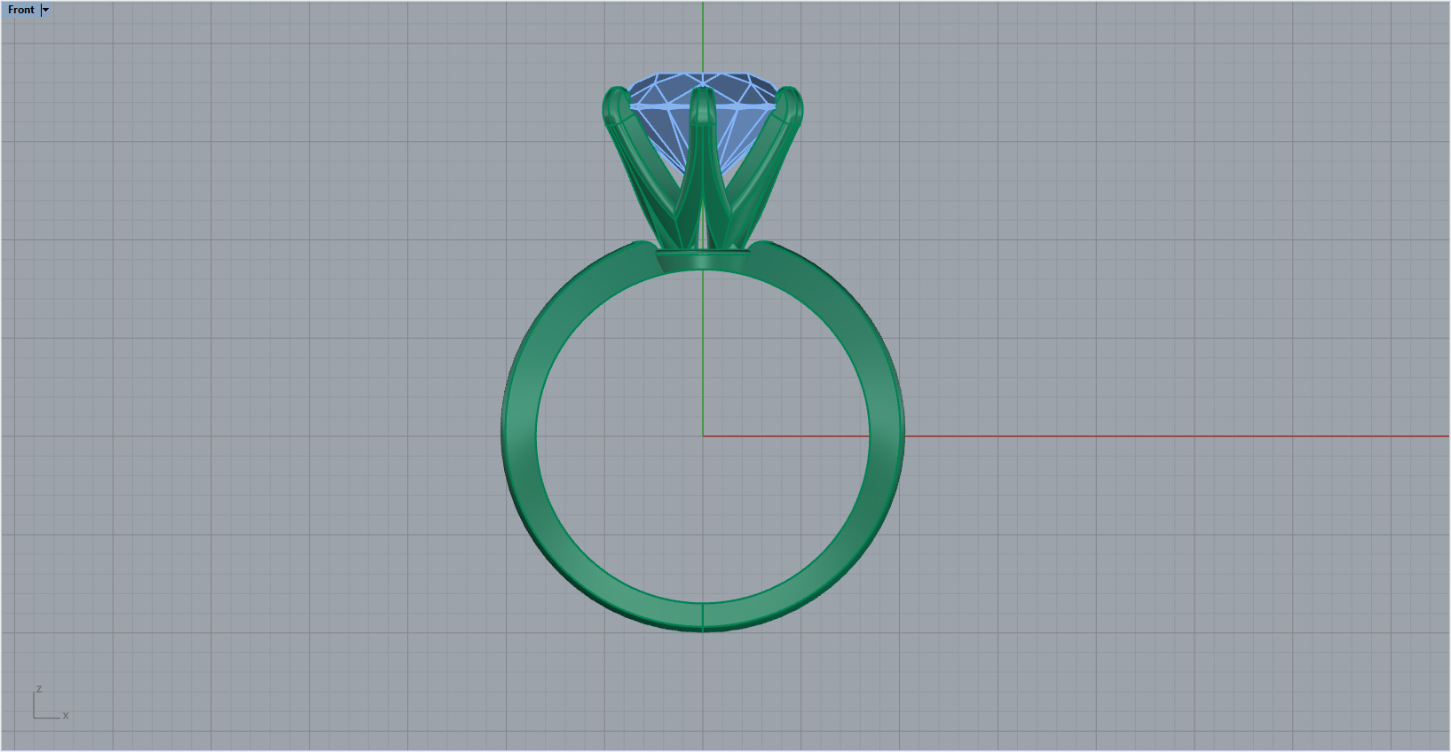 Ring 6445 3D print model_5