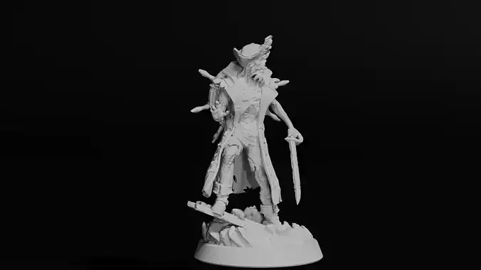 zombi pirate 3D print model