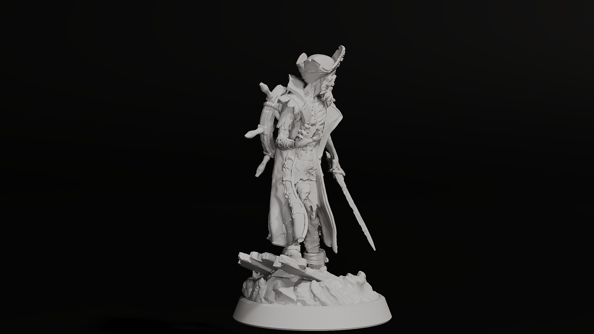 zombi pirate 3D print model_1