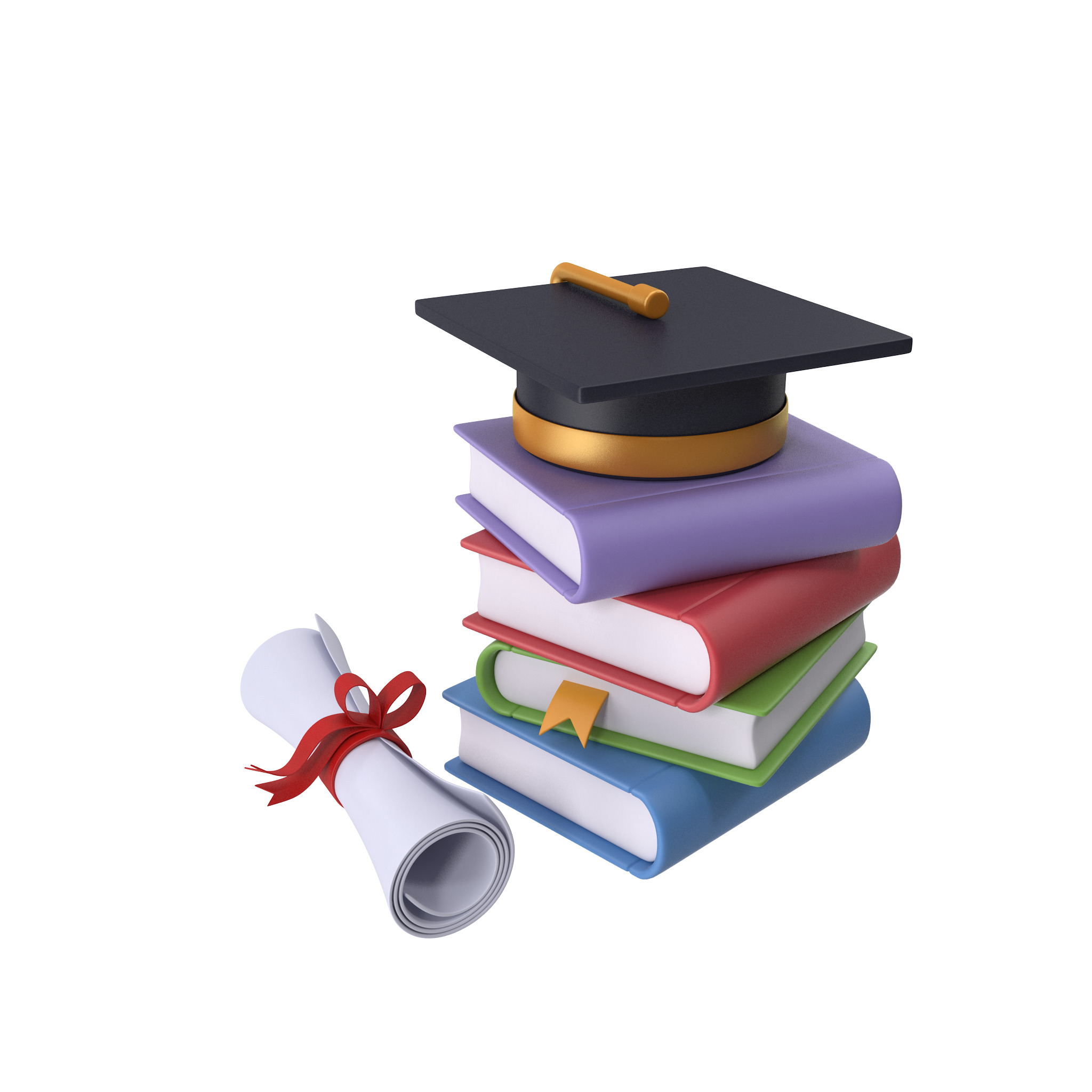 Education Low-poly 3D model_10
