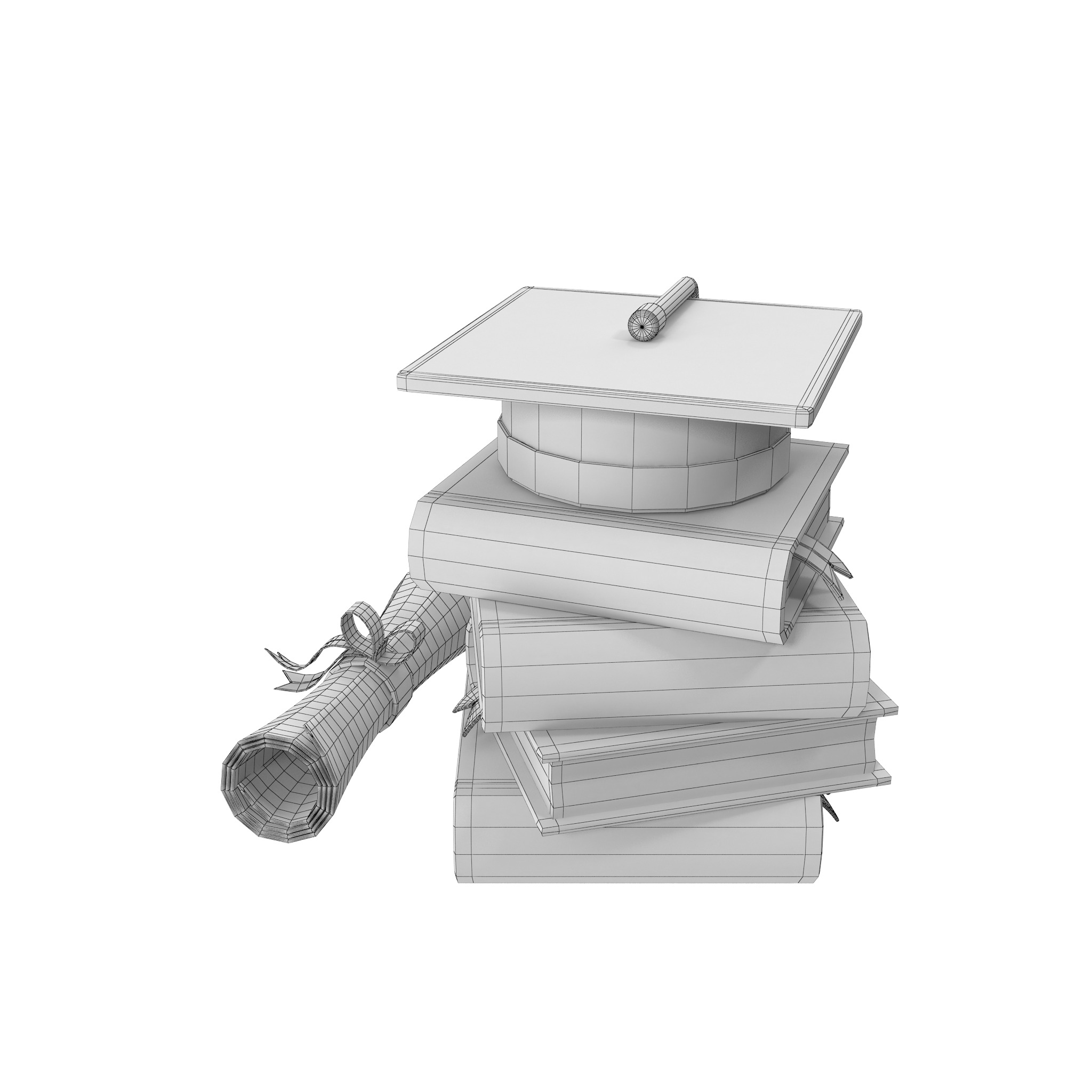 Education Low-poly 3D model_31