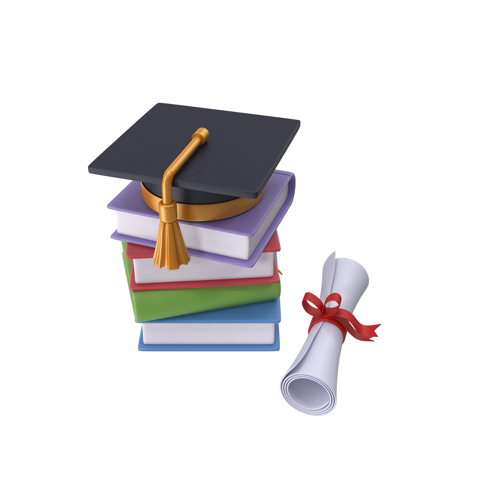 Education Low-poly 3D model_5