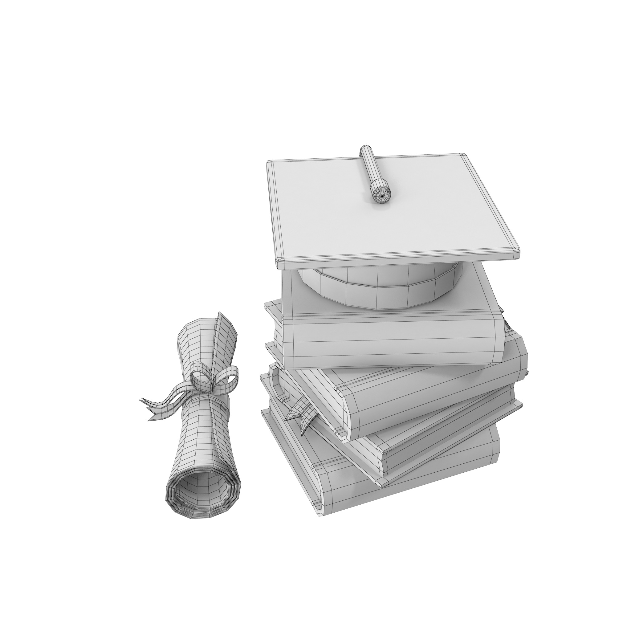 Education Low-poly 3D model_32