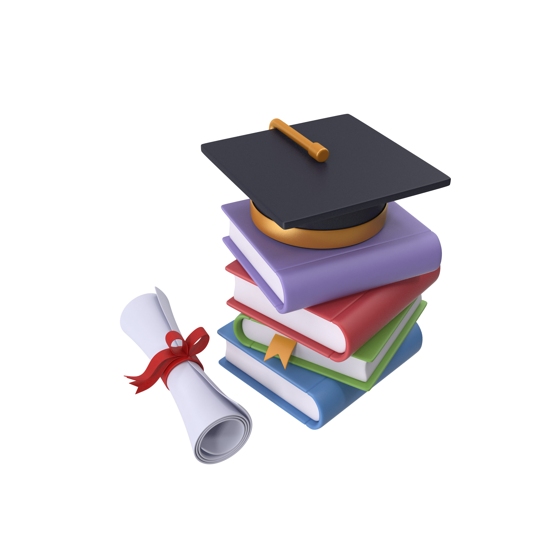 Education Low-poly 3D model_2