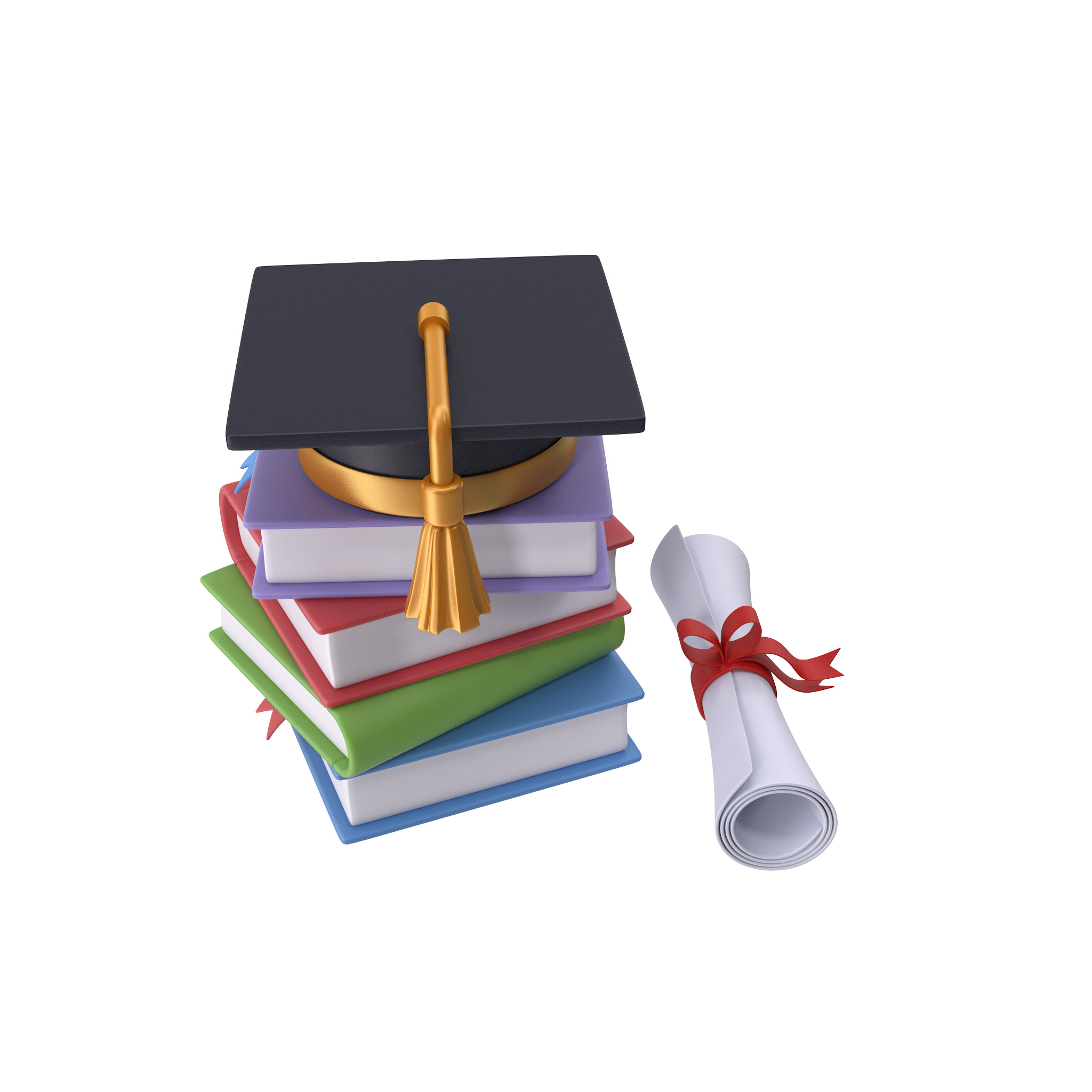 Education Low-poly 3D model_4