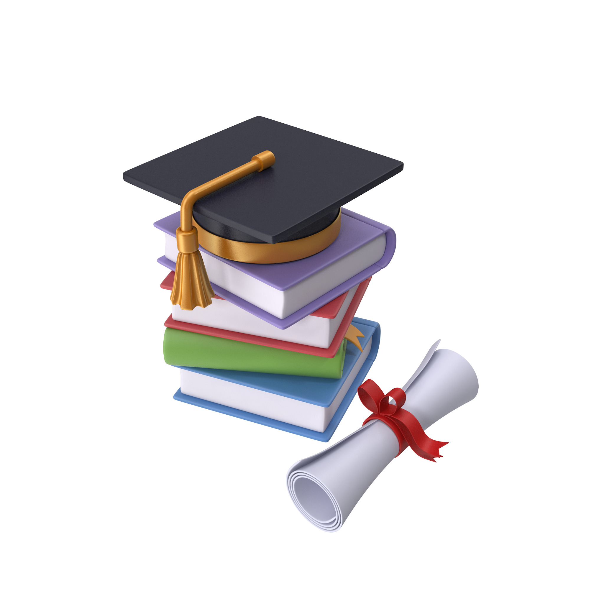 Education Low-poly 3D model_6
