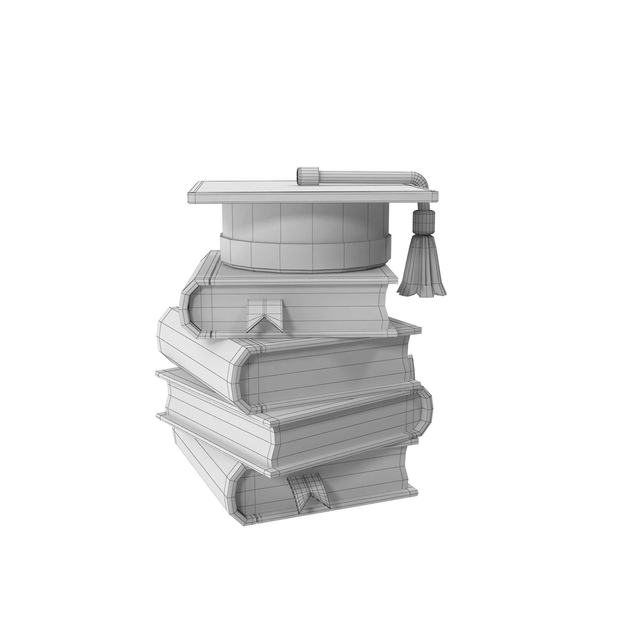 Education Low-poly 3D model_24