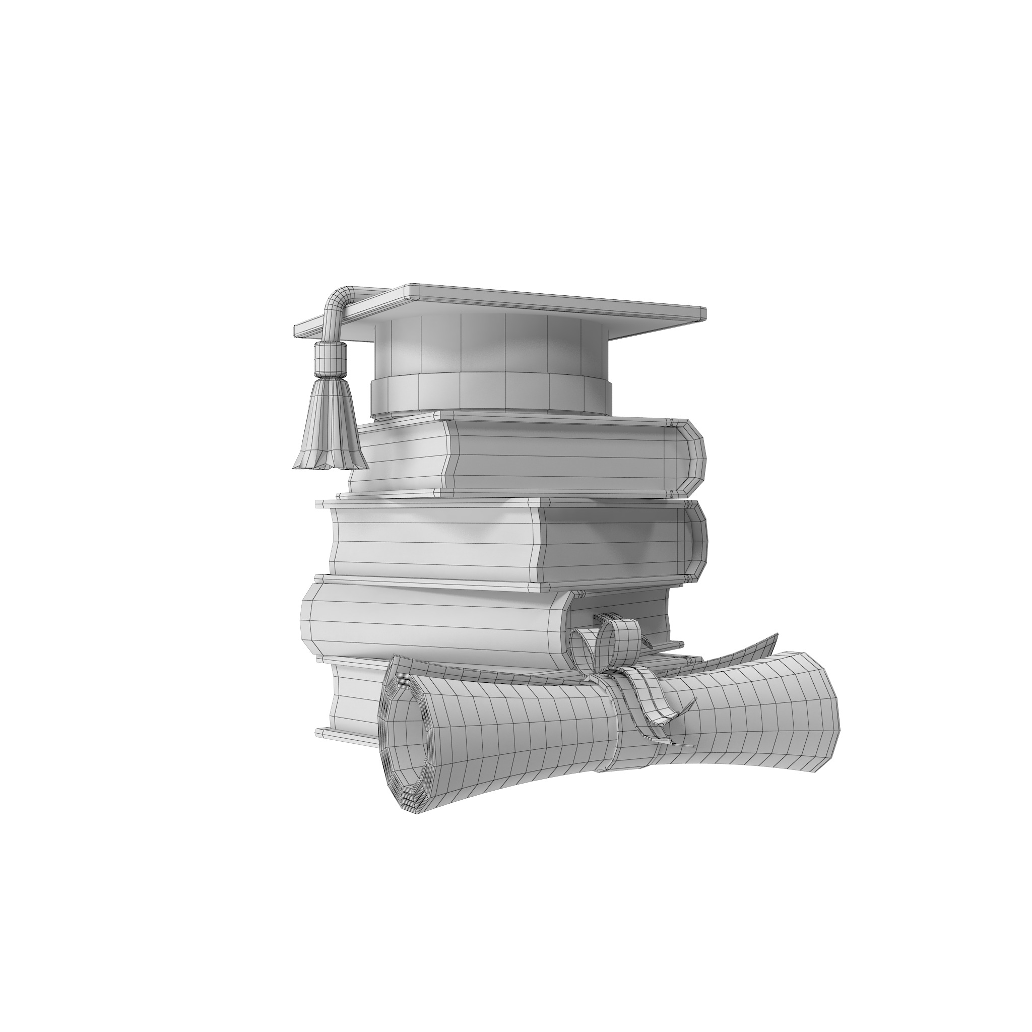 Education Low-poly 3D model_28