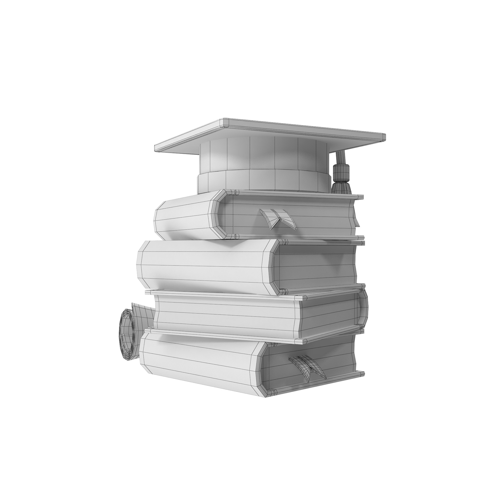 Education Low-poly 3D model_27