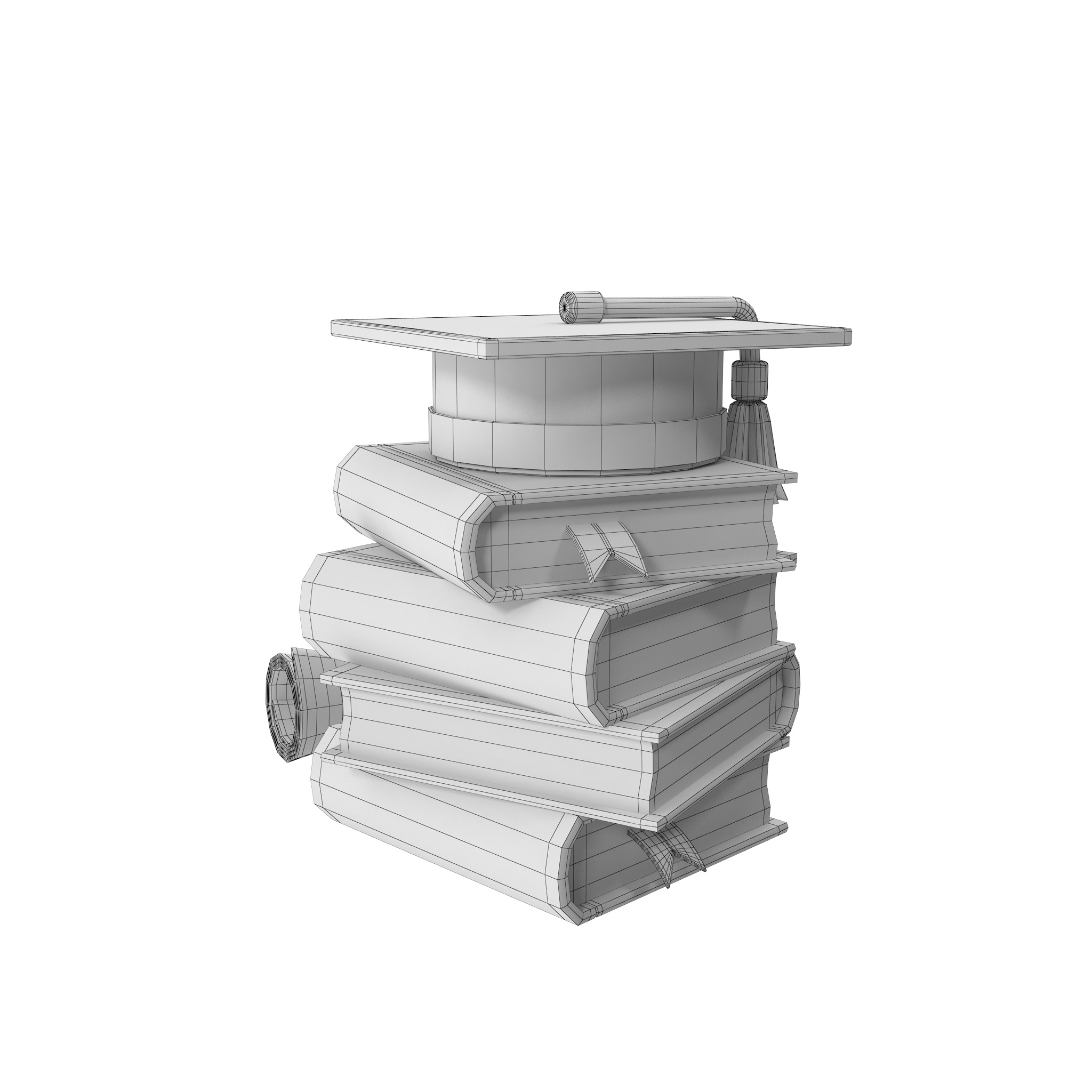 Education Low-poly 3D model_38