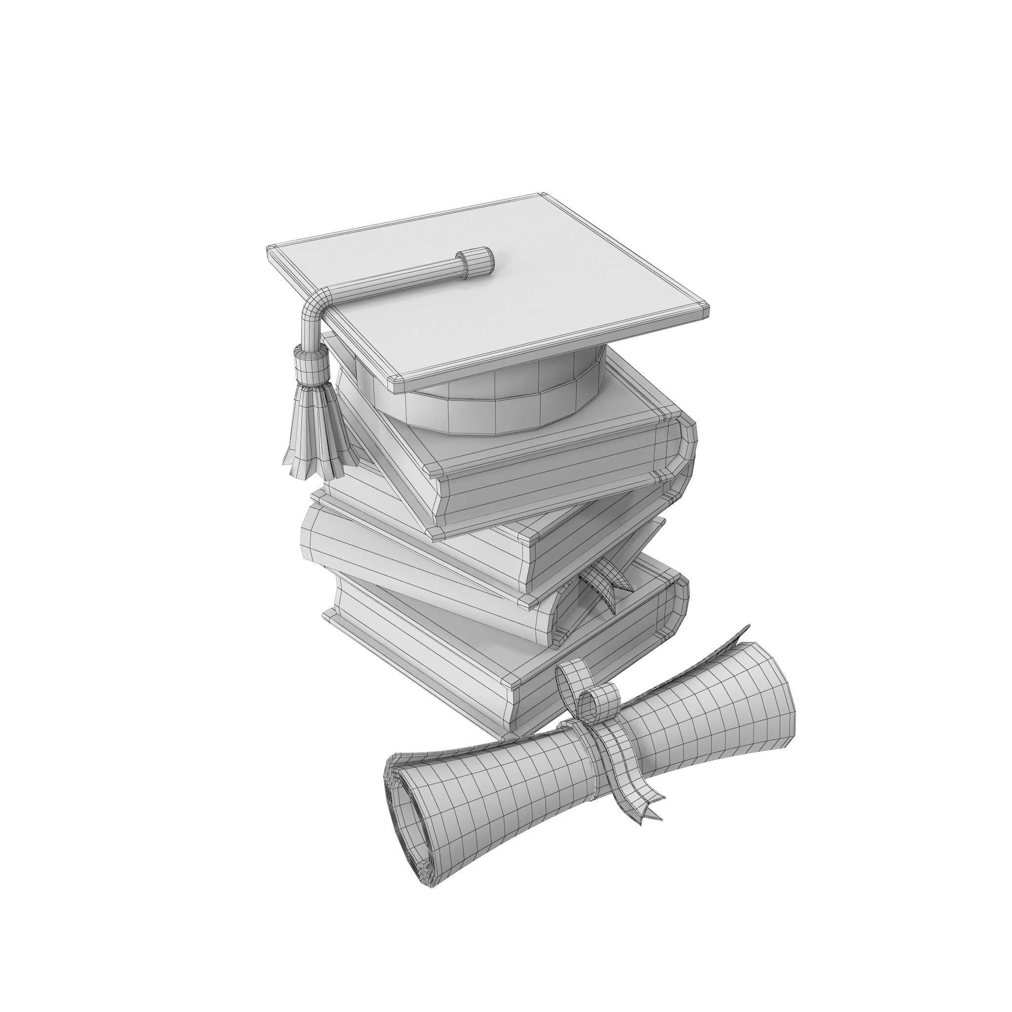 Education Low-poly 3D model_30