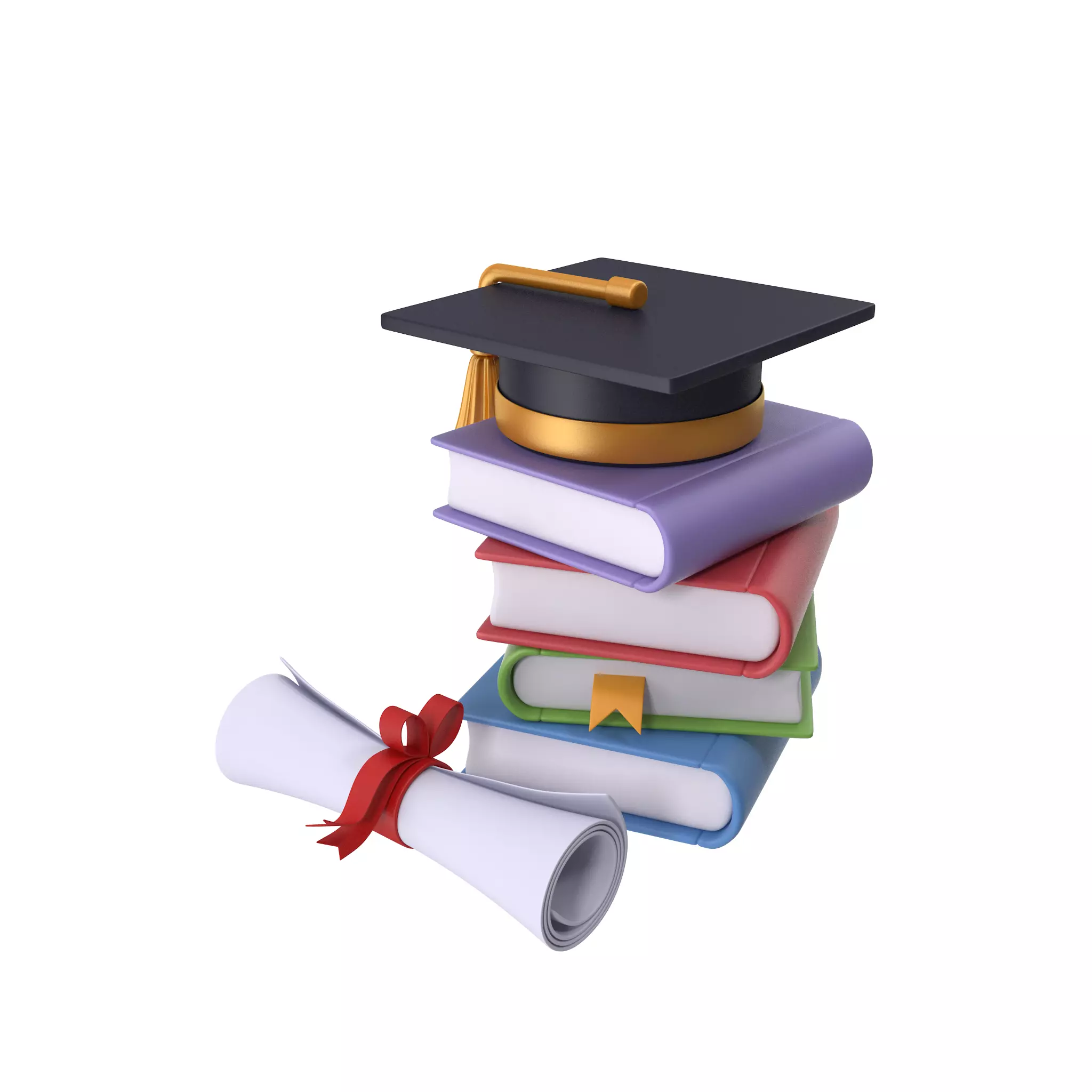 Education Low-poly 3D model_0