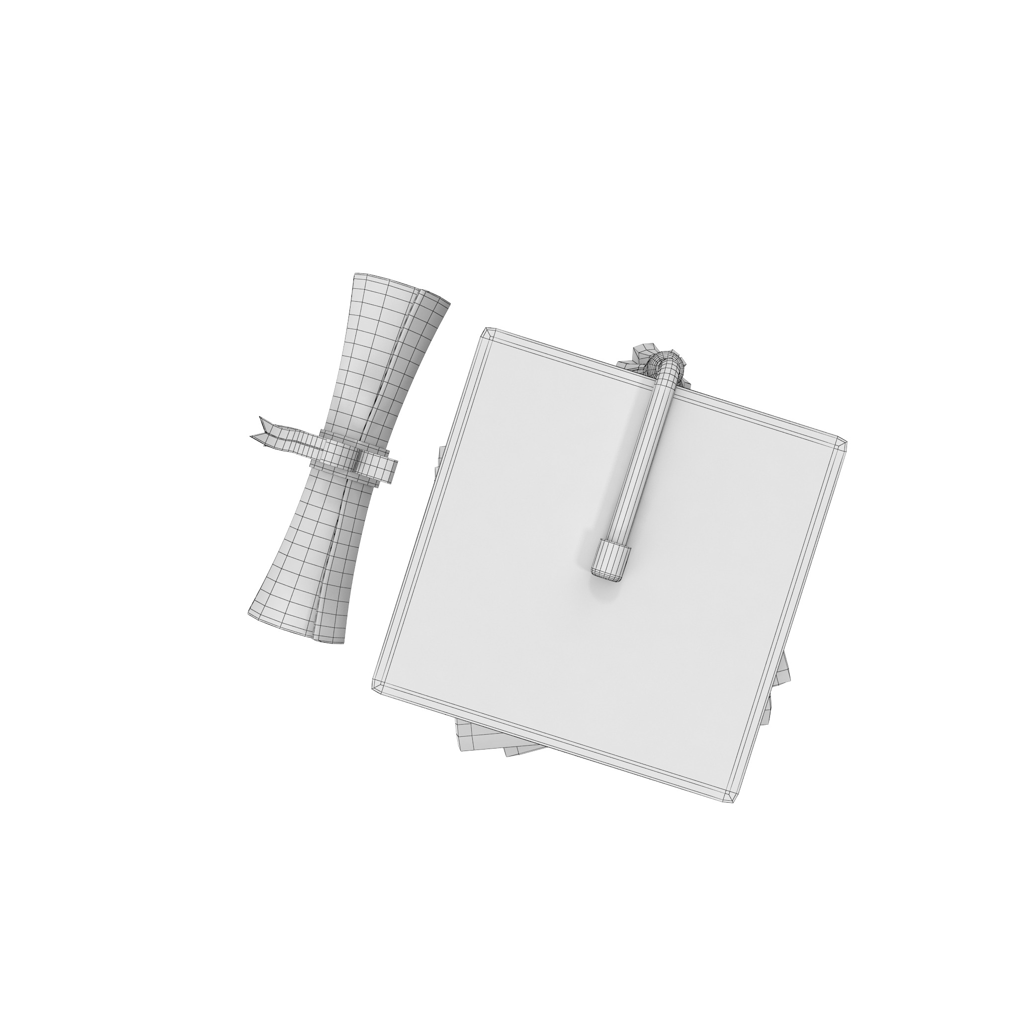 Education Low-poly 3D model_23