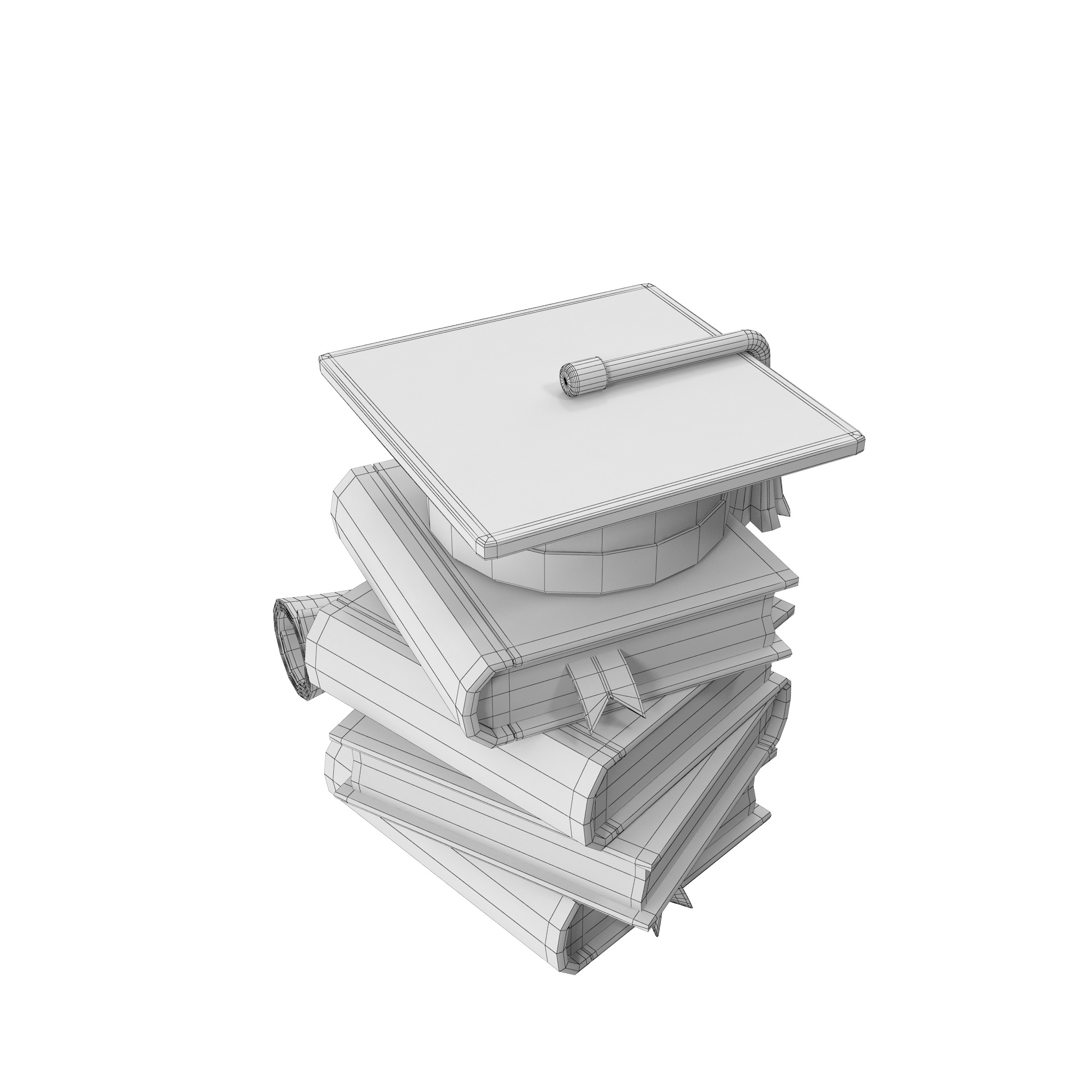 Education Low-poly 3D model_25