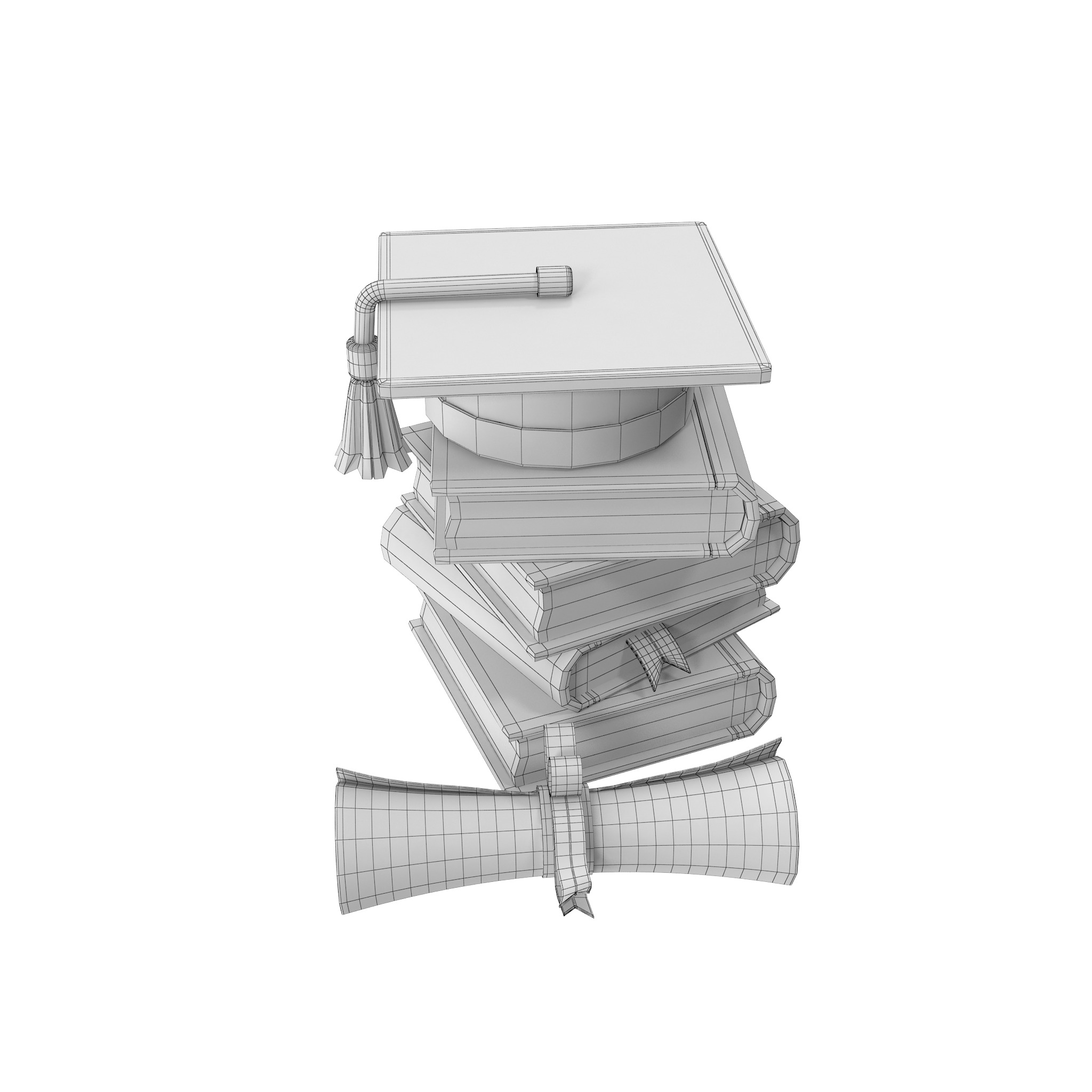 Education Low-poly 3D model_36